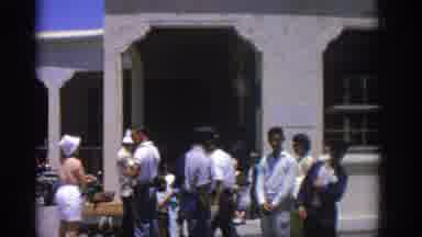 Rhodes Greece (1962): People Talking In One Place