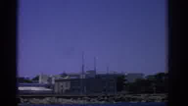 Rhodes Greece (1962): Spanning Seaside Town With Blue Sky And Waves Lapping