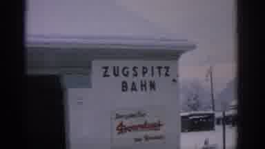 Munich Germany (1963): Snow Covered Mountain And Open Fields With Small Number Of