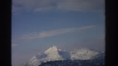 Munich Germany (1963): Vintage Clip Of Soaring Over Beautiful White Mountains