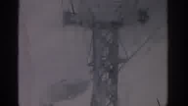 Munich Germany (1963): Inside View Of Cable Car Over The Snow Mountains At Winter
