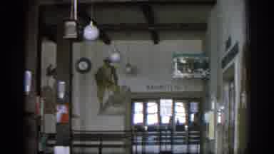 Munich Germany (1963): An Old Movie Showing A Restaurant With A Restroom