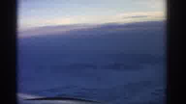 Warsaw Poland (1963): Birds Eye View Of The Earth From The Window Of An Airplane