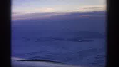 Warsaw Poland (1963): View Of Airplane Wing During Flight On A Clear Day