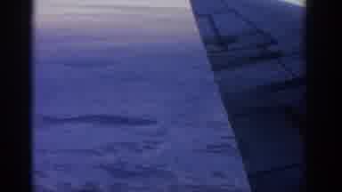 Warsaw Poland (1963): Airplane Window Old Video Montage Of Earth Below View