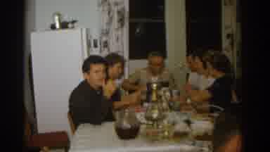 Zurich Swizterland (1963): Family Eats Dinner Together