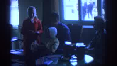 Zurich Swizterland (1963): Military Family Children War America Red Coat Chairs