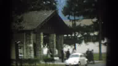 Zurich Swizterland (1963): Registration Of Some Huts In A Very Green Field