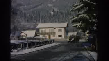 Zurich Swizterland (1963): View Of Puffy White Cloud Snow Covered Mountain And