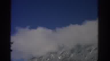 ZURICH SWIZTERLAND-1963: Alpine Hotel and Snow-Capped Mountains