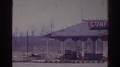 Florida USA-1962: Images Of The Strips Of A Building