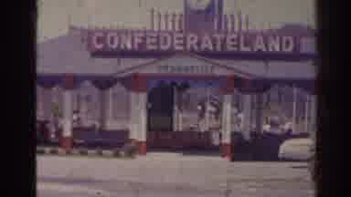 Florida USA-1962: Entrance To Confederateland Amusement Park