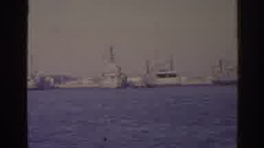 Florida USA (1962): Some Ships On The Blue Sea And Sky