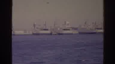Florida USA (1962): Showing Numerous Boats In The Ocean Gathering Together For A