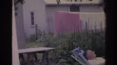 Florida USA (1962): Old Man resting Outdoors