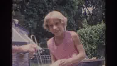 Florida USA (1962): Little Girl Hanging Out With Her Grandfather On A Warm Sunny