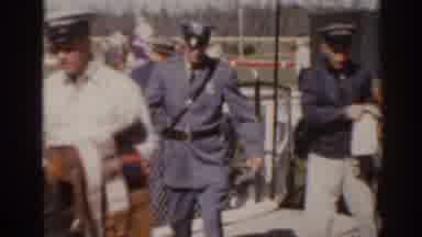 Florida USA (1962): Uniformed Men And Jockeys Appear To Be Getting Ready For A