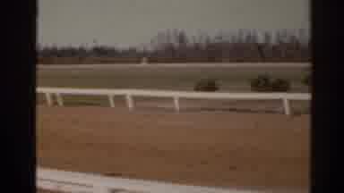 Florida USA (1962): Vintage Car Old Vacation Race Track Horse Racing Gambling Man