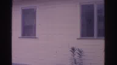 Florida USA (1962): View Of White Building With Two Window On A Clear Day