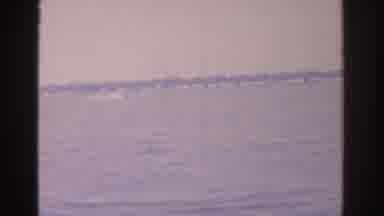 Florida USA (1962): Two Speedboats Race Towards Each Other On The Waterfront