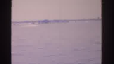 Florida USA (1962): An Old Movie Showing Just Water And Maybe A Boat