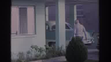 Florida USA (1962): Elderly Man Comes To Visit Elderly Ladies At Their Home