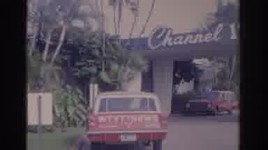 Florida USA (1962): Local Television Station Channel Thirteen And Two Company Cars