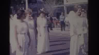 Florida USA (1962): Beautiful Pageant Contestants Get Ready For A Show Downtown