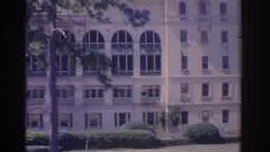 Florida USA (1962): A Camera Slowly Panning The Outside Of A Very Large Building