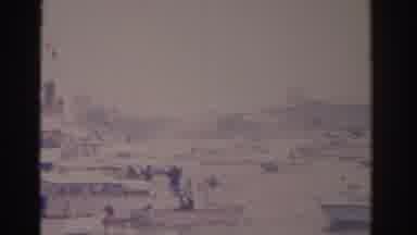 Florida USA (1962): Camera Panning Across Crowded Boat Marina