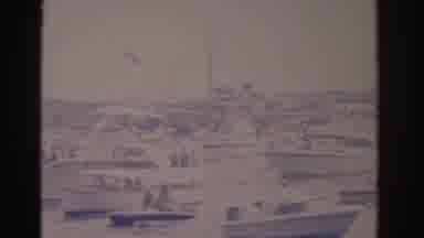 Florida USA (1962): View Of Boats In Crowded Harbor On A Sunny Day