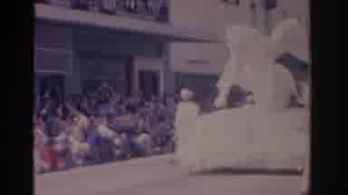 Florida USA (1962): A Lady Wearing A White Garment Addressing A Crowd During A