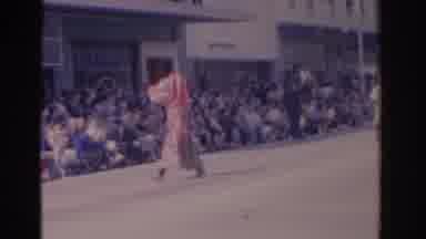 Florida USA (1962): People Enjoy Traditional Parade On Main Avenue
