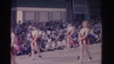 Florida USA (1962): Young Beautiful Women Marching In A Parade