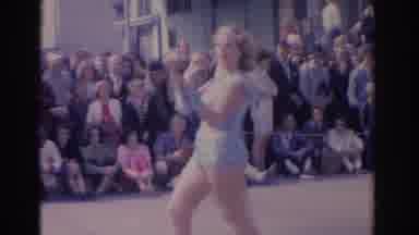 Florida USA (1962): Beautiful And Friendly Ladies Have Fun In A Traditional Parade