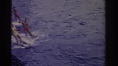Florida USA (1962): Couples Water Skiing At The Sea