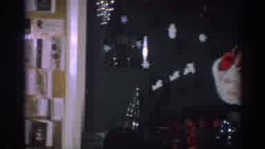 Gary Indiana (1962): View Of Silver Christmas Tree With Santa Face Tree Topper