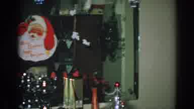 Gary Indiana (1962): Inside Home During Christmas Showing Decorations Including