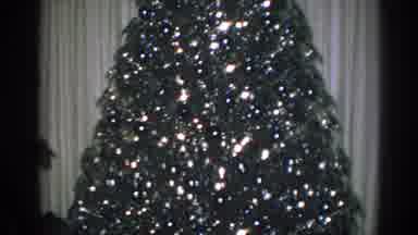 Gary Indiana (1962): Christmas Tree With Nickering Lights And Presents Underneath