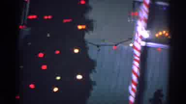 Gary Indiana (1962): A View Of A Home With Lit Christmas Lights At A Home