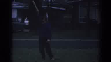 Gary Indiana (1962): Child Playing In Green Front Yard With Broken Jump-Rope And
