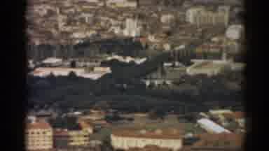 Izmir Turkey (1962): View Of City Buildings And Green Trees On A Clear Day