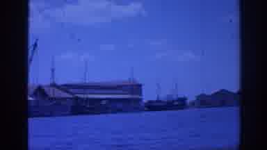 Izmir Turkey (1962): View Of White Buildings Next To Sea Water On Bright Sunny Day