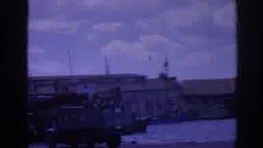 Izmir Turkey (1962): Waterfront Harbor View Of Buildings Boats In The Water And