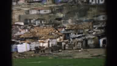 Izmir Turkey (1962): Hillside Of Houses That Appear To Be Devastated