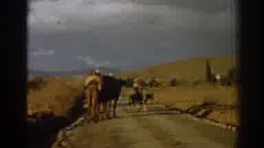 Izmir Turkey (1962): Religious Figure On Donkey In Southern Europe Or Northern