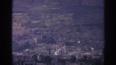 Izmir Turkey (1962): Mountain Range Valley With A Birds Eye View Of Castle