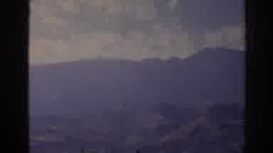 Izmir Turkey (1962): Mountain Range Overlooking Small Town And Surrounding Fields