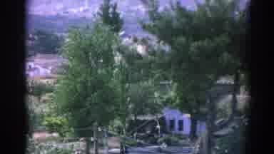 Izmir Turkey (1962): Trees Blocking The View Of A Mall House In The Forest In A