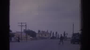Izmir Turkey (1962): Car Travels On The Road Peacefully